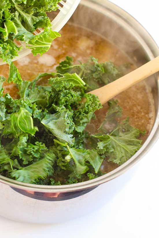 add kale to soup fountainof30
