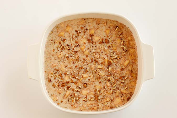 Baked Oatmeal in corning ware fountainof30