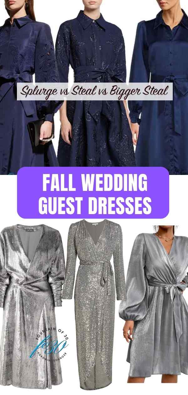 fall wedding guest dresses splurge vs steal fountainof30