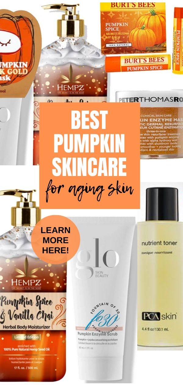 best pumpkin skincare for aging skin fountainof30