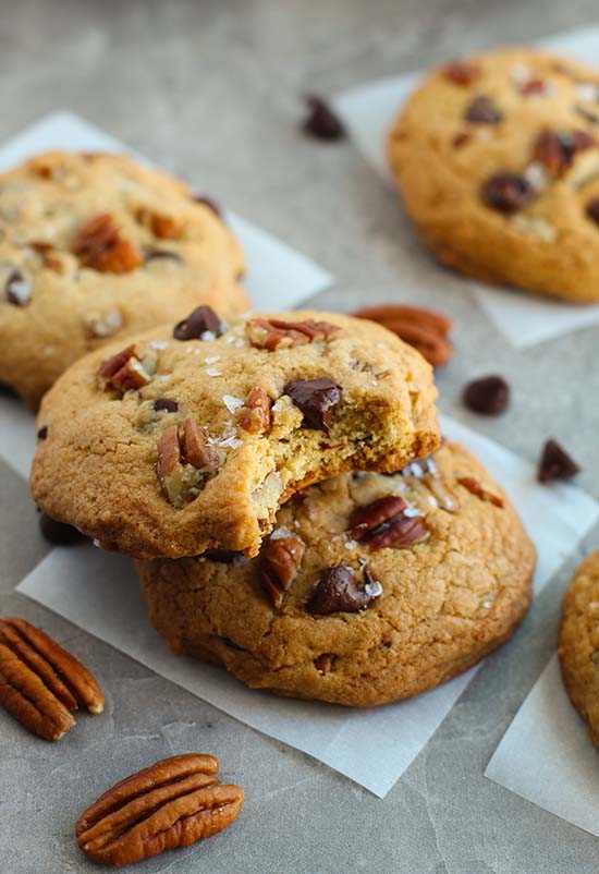 brown butter chocolate chip cookies fountainof30