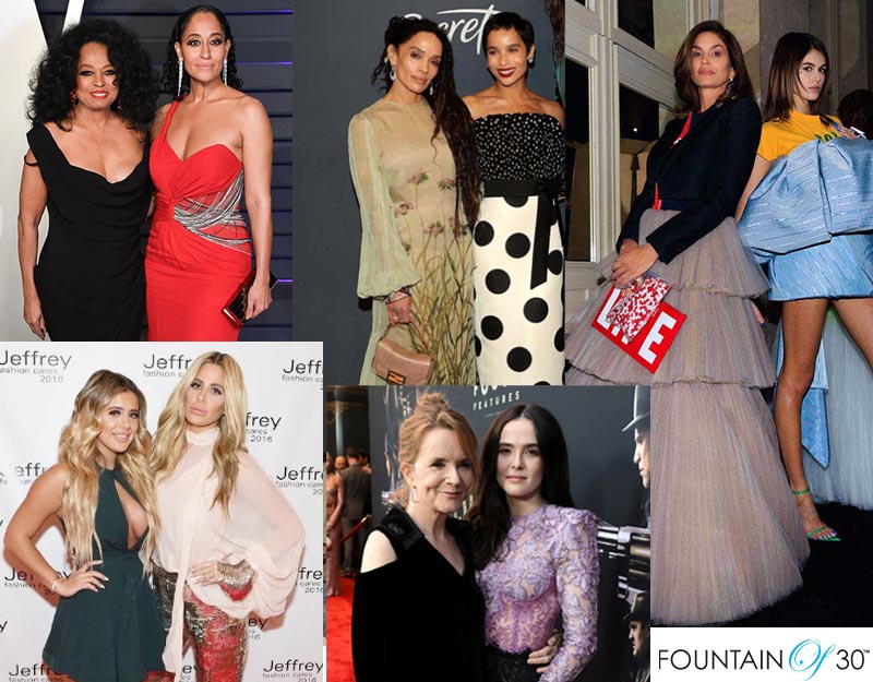 celebrity mothers and daughters fountainof30