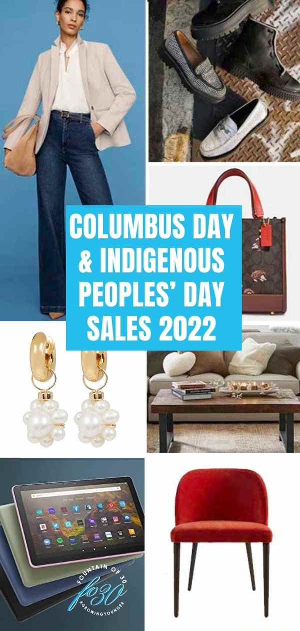 Best Columbus Day and Indigenous Peoples’ Day Sales 2022 fountainof30