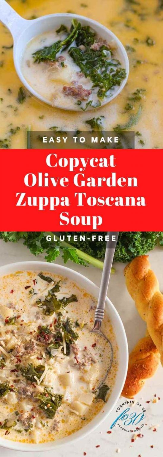 Copycat Olive Garden Zuppa Toscana Soup So Easy To Make