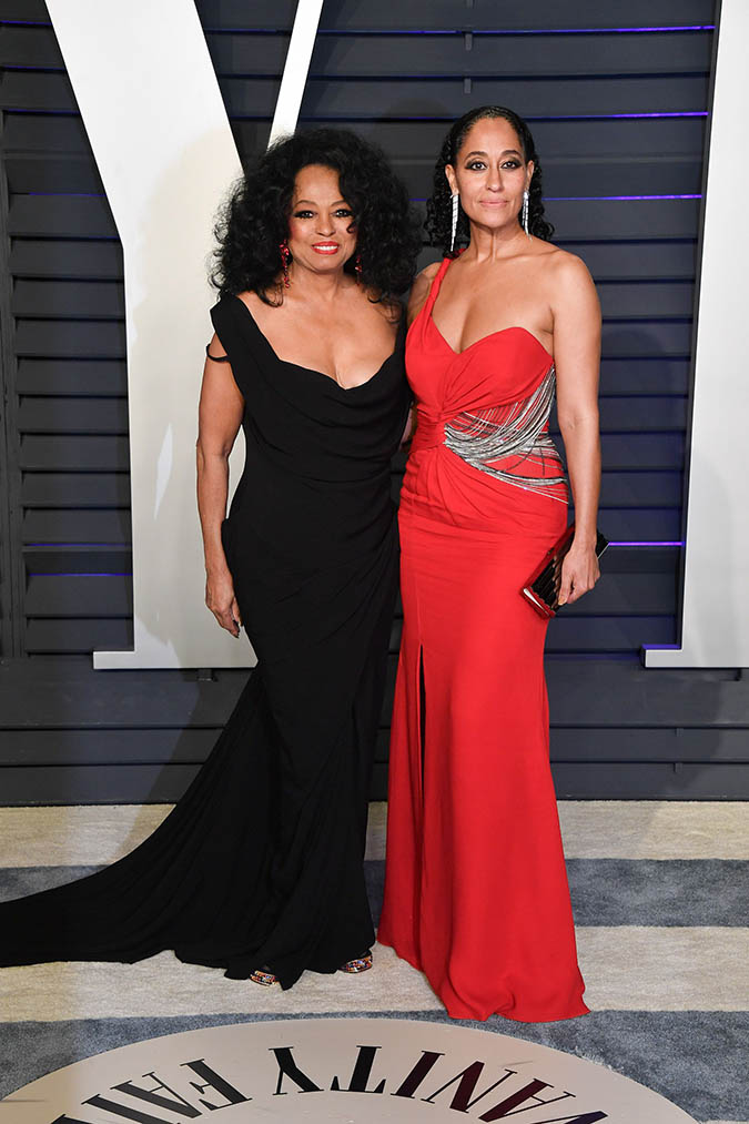 celebrity mother and daughter Diana Ross and Tracee Ellis Ross 