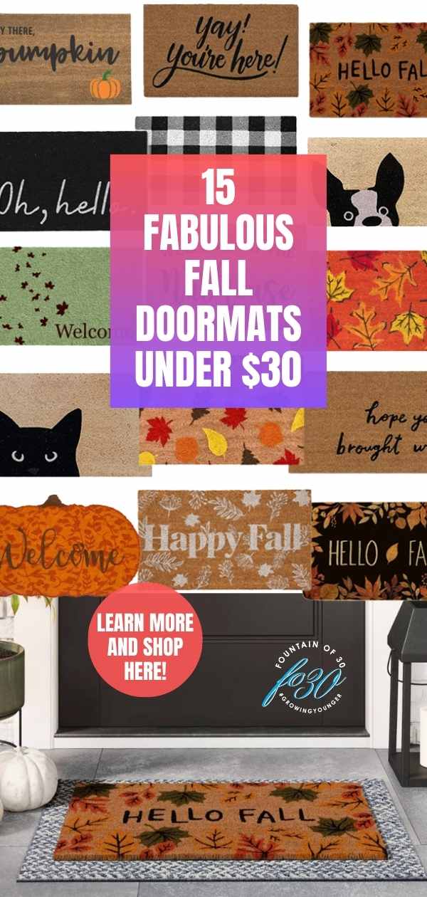 fall doormats under $30 fountainof30