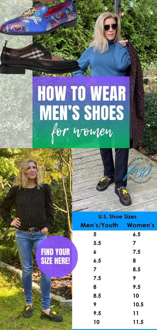 men's shoes for women size conversion chart shopping tips fountainof30