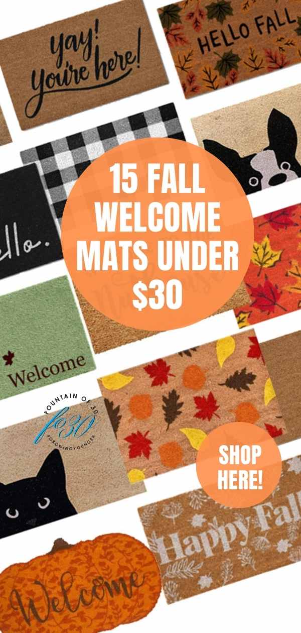 15 fall door mats under $30 fountainof30