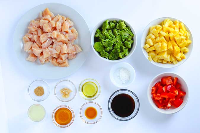 pineapple chicken ingredients