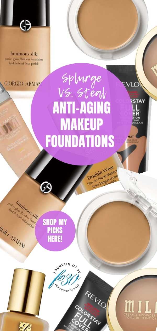 foundations for aging skin prestige vs drugstore beauty fountainof30