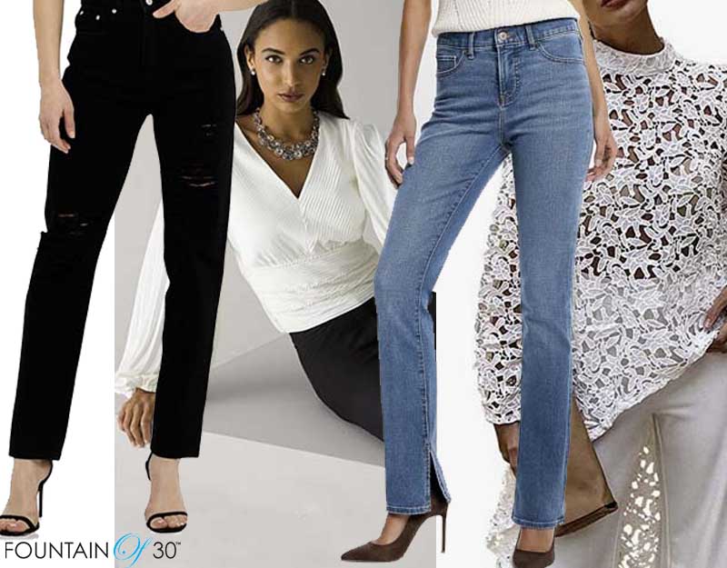 How To Style The Unexpected White Shirts And Jeans Trend For Fall ...