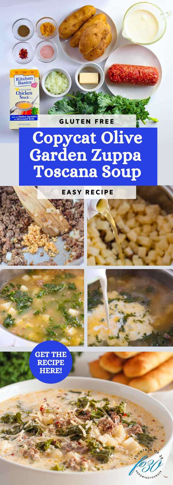 copycat Olive Garden Zuppa Toscana soup fountainof30