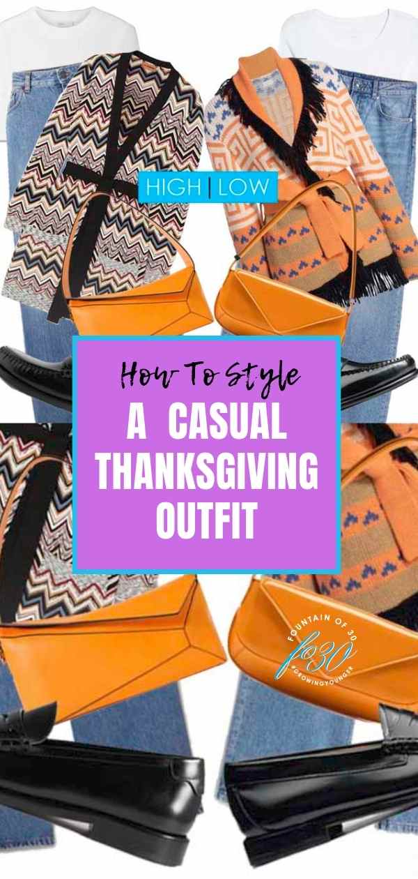 casual Thanksgiving outfit for women over 50 fountainof30