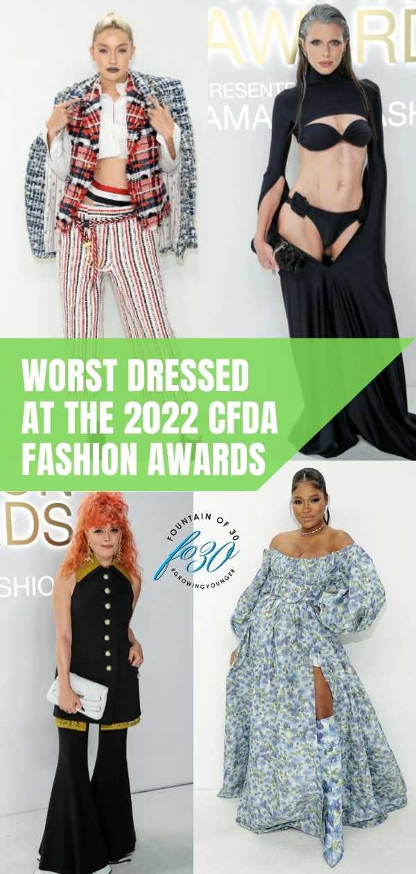 worst dressed celebrities at the 2022 cfda awards fountainof30
