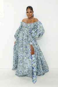 Keke Palmer in Carolina Herrera