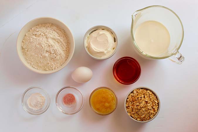 oat bread ingredients