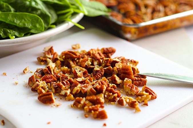 chopped pecans for salad fountainof30