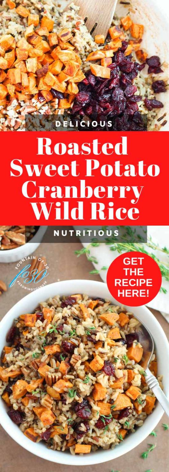 Delicious Thanksgiving Side Dish Roasted Sweet Potato Cranberry Wild