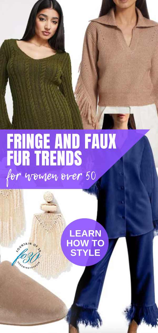 fringe and faux fur trim holiday fashion over 50 fountainof30