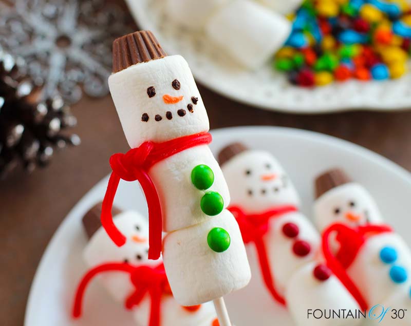 marshmallow snowman pops recipe fountainof30