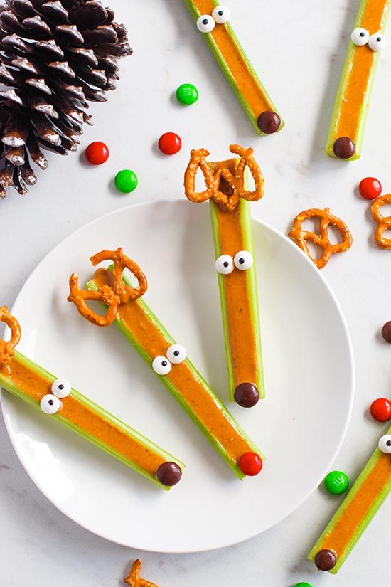 serving adorable reindeer celery sticks fountainof30