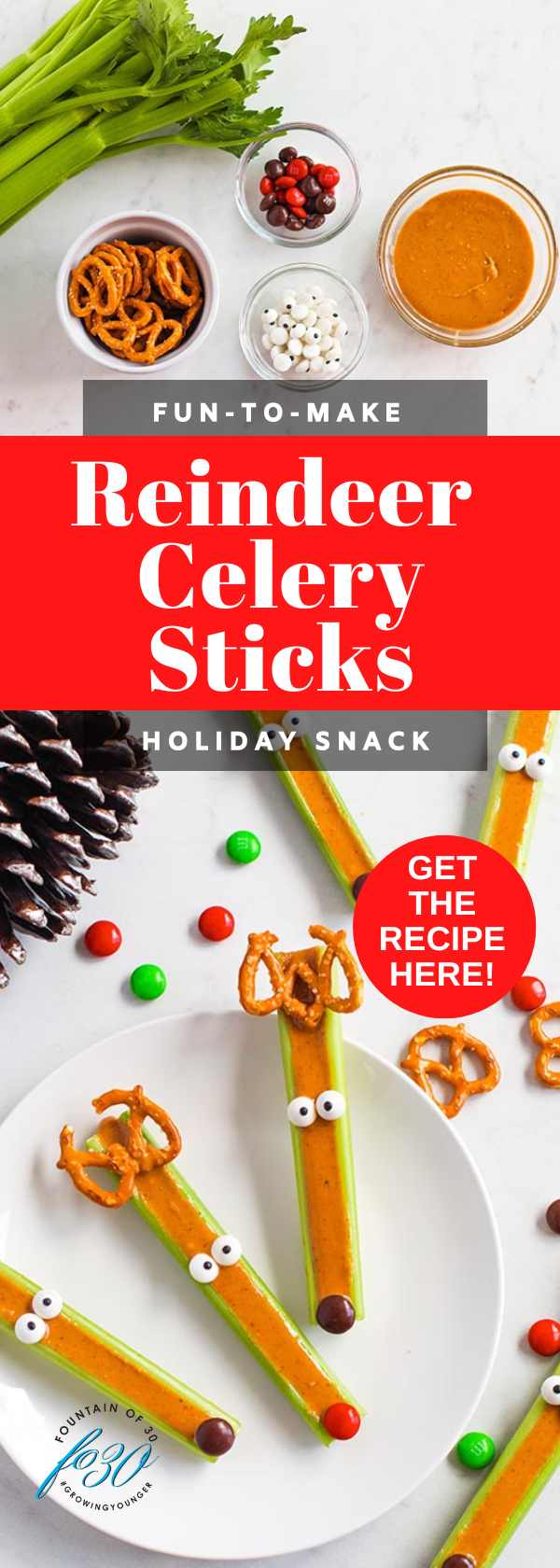 holiday reindeer celery sticks fountainof30