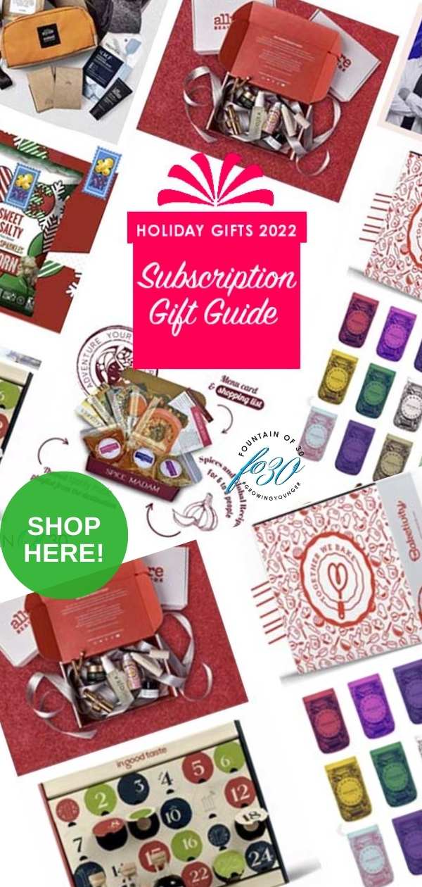 subscription box gift ideas fountainof30