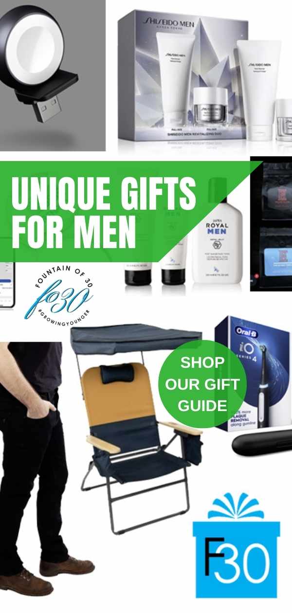 unique gifts for men fountainof30 gift guide
