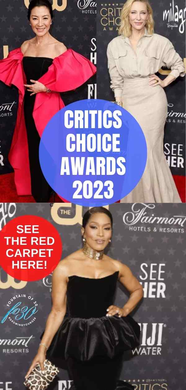 critics choice awards 2023 red carpet celebrities fountainof30