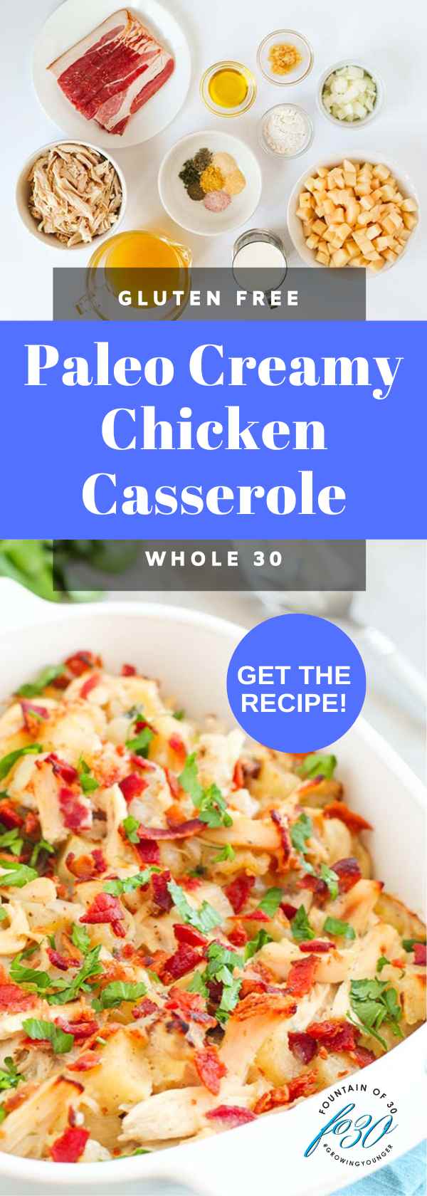 gluten free creamy chicken casserole recipe fountainof30