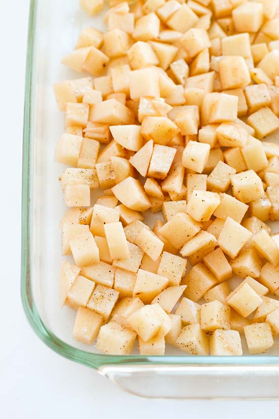 potatoes in a class baking pan fountainof30