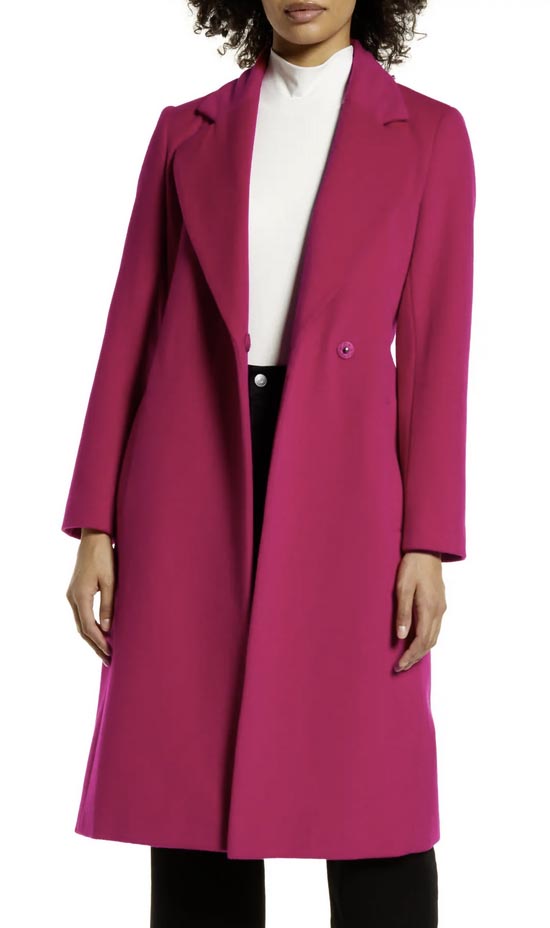 sam edelman magenta coat unbelted fountainof30