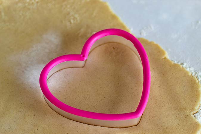 heart shaoed cookie cutter fountainof30