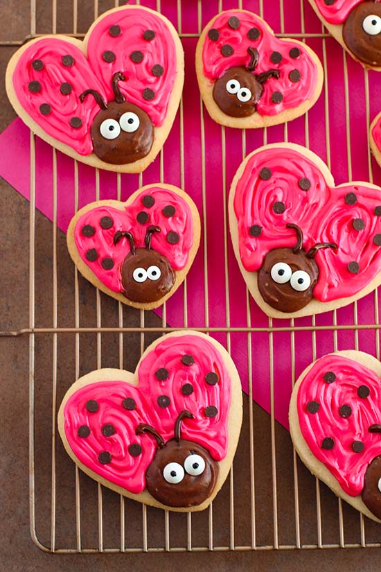 frosted valentine cookies fountainof30