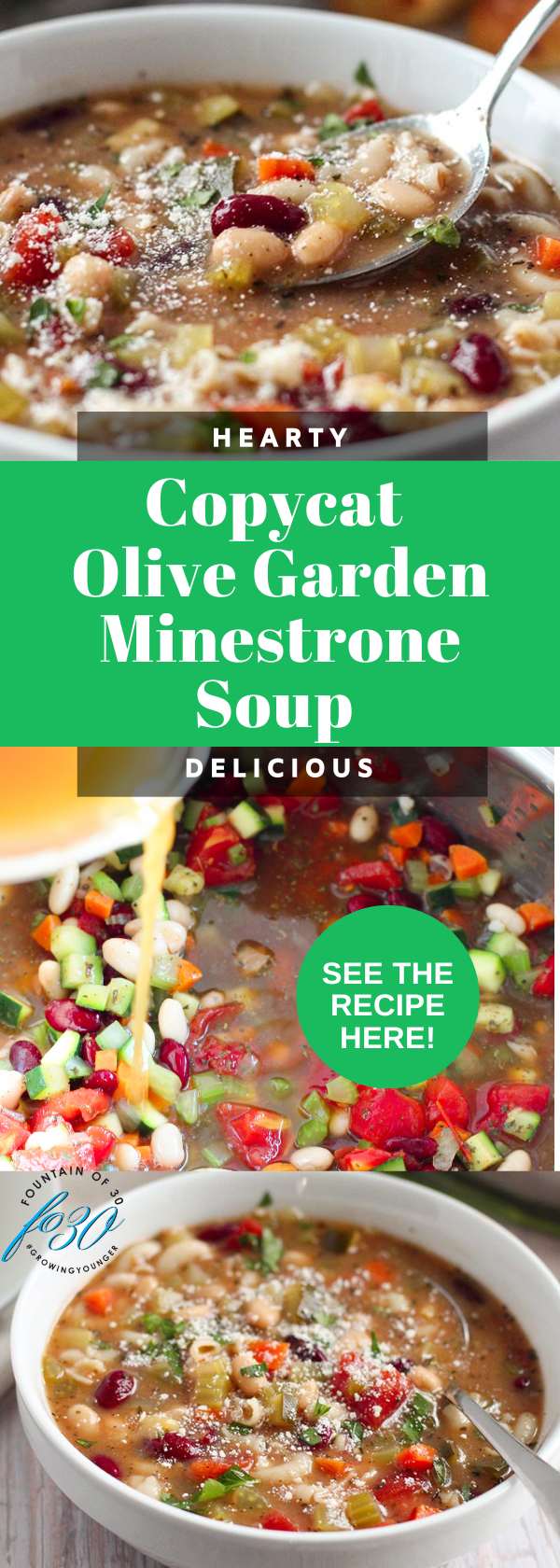 Quick and Easy Olive Garden Minestrone Soup fountainof30