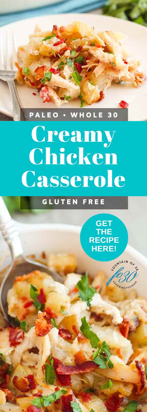 chicken casserole with bacon paleo whole 30 gluten free fountainof30