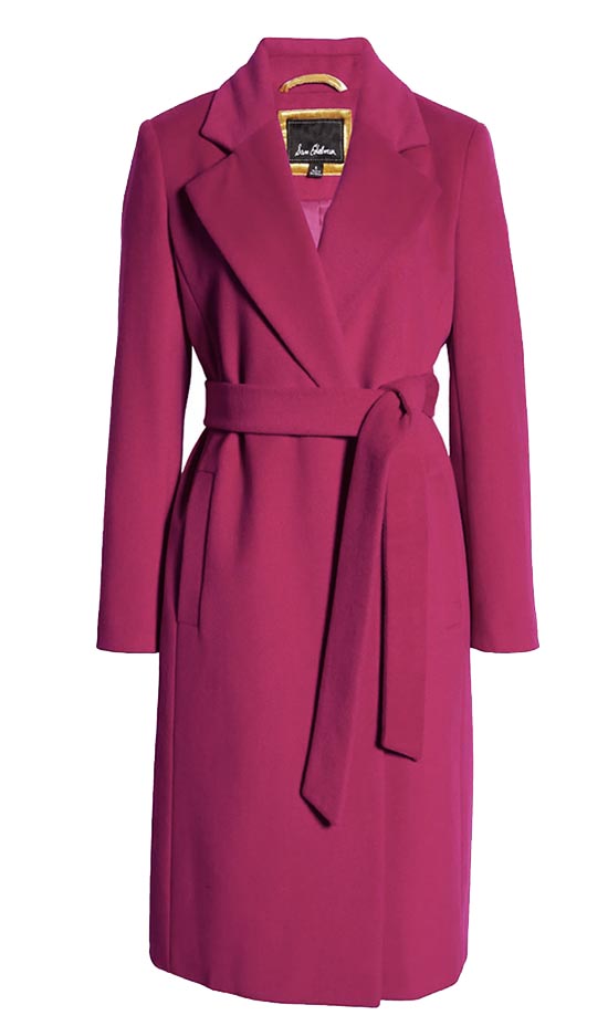 pink wool blend barbiecore coat fountainof30
