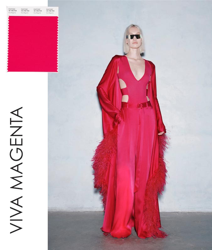 Viva Magenta At LaPointe Fall 2023 fountainof30