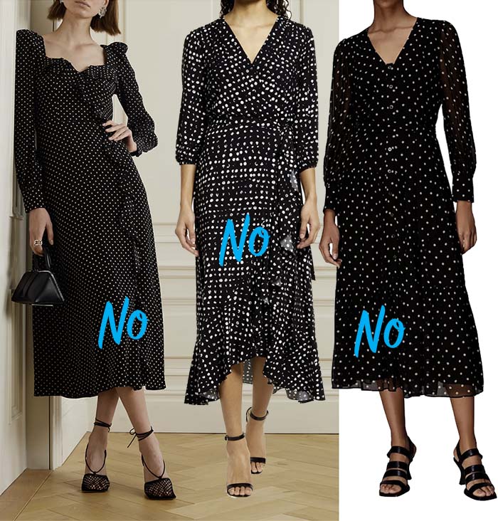 3 dowdy polka dot print dresses no no no fountanof30