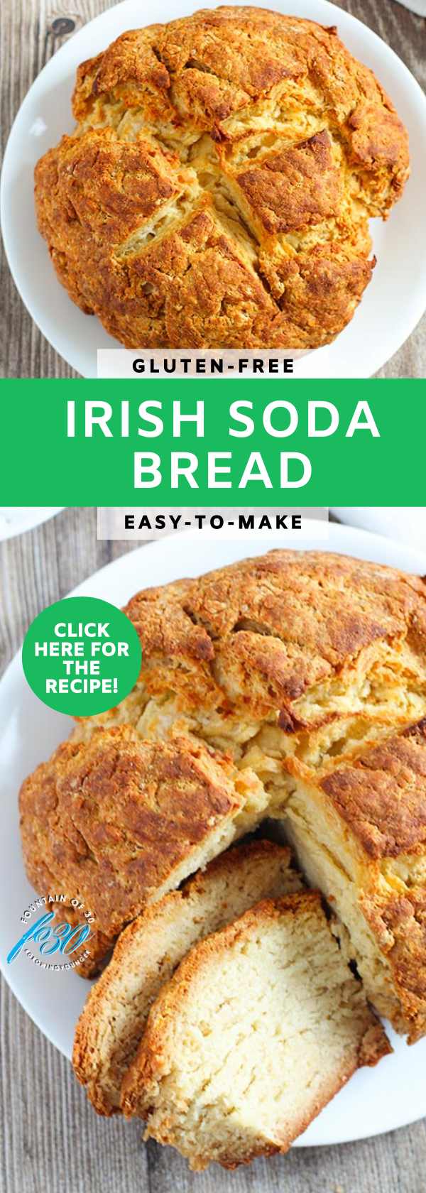 St. Patrick's Day Irish soda bread fountainof30