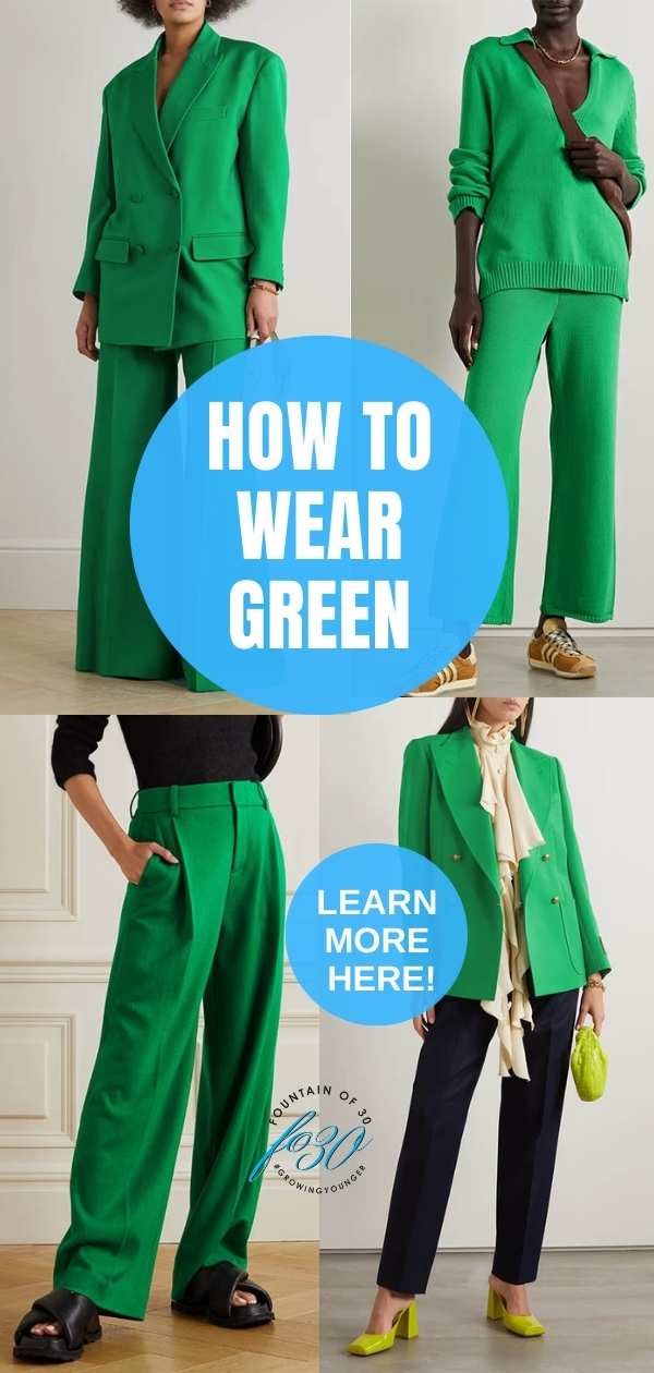 how to wear green for women over 50 fountainof30