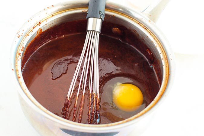 Mocha Dark Chocolate Brownie recipe add egg fountainof30
