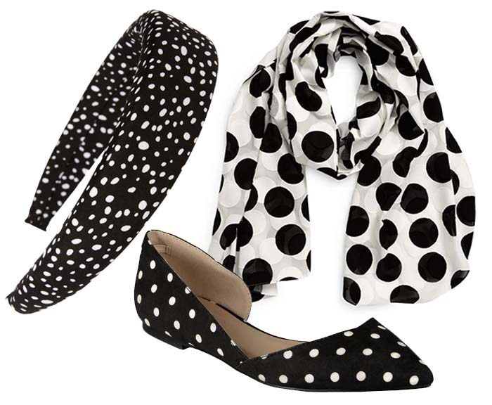 Black/ white Polka Dot Spanks 2023