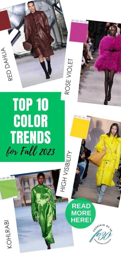 Pantone Top 10 NYFW Fashion Color Trends For Fall 2023 - fountainof30.com