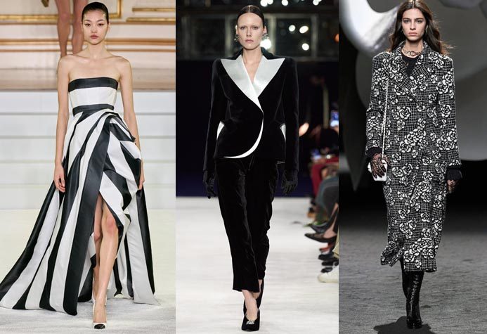 black and white fall 2023 fashion trend fountainof30