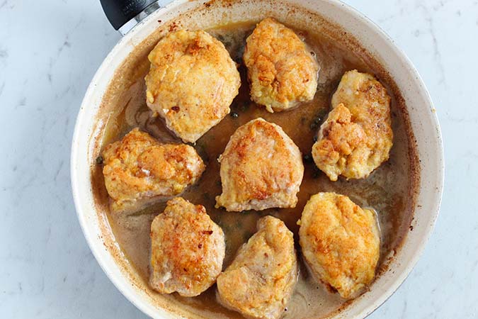 add the chcken breasts Chicken Piccata recipe fountainof30