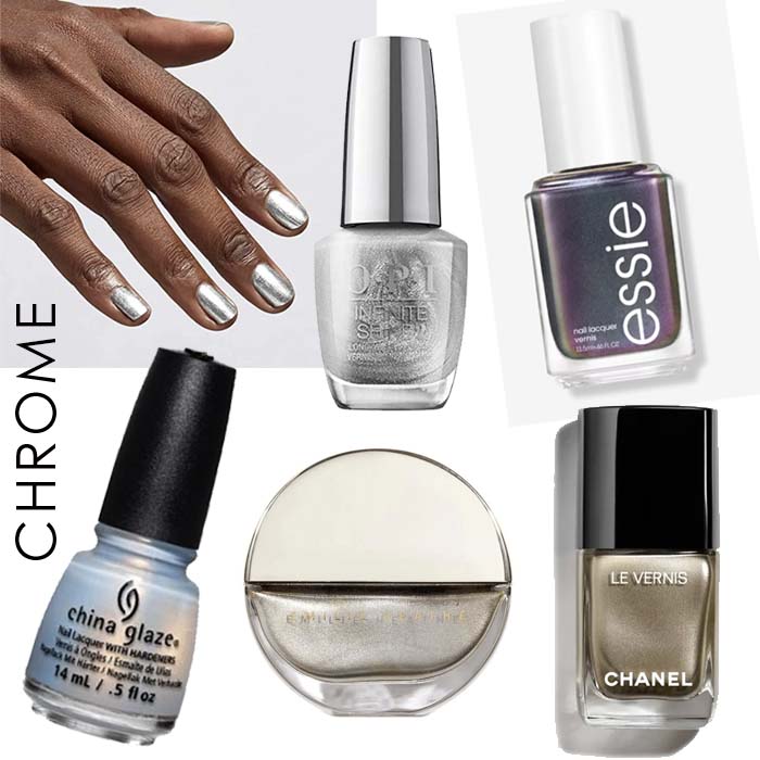 chrome nails trend spring summer fountainnof30