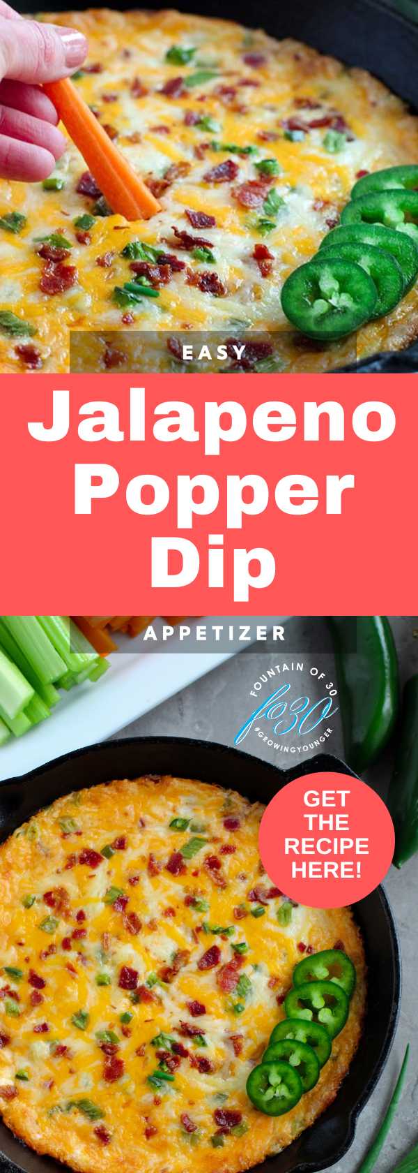 easy appetizers game day snack jalapeno popper dip recipe fountainof30