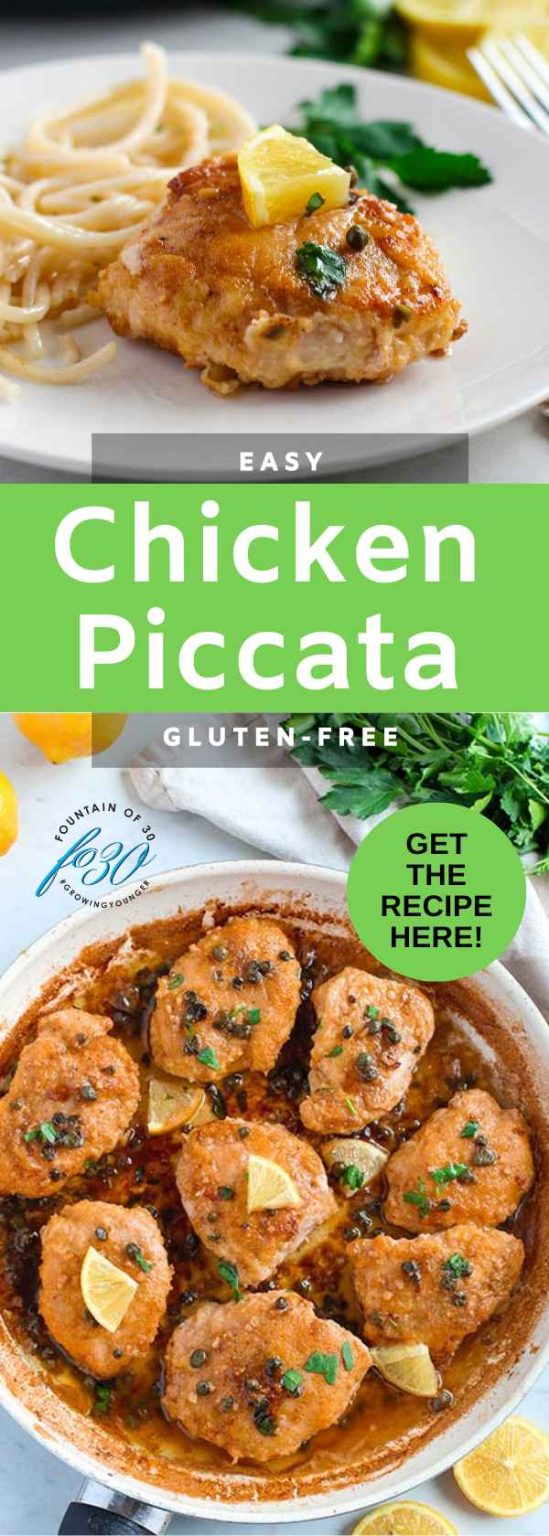 Easy Chicken Piccata Recipe with Lemon and Capers (GlutenFree