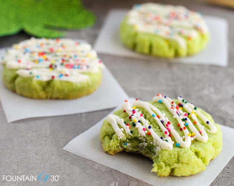 lime cake mix cookies with icing fountainof30